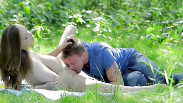 Busty Bride Gets Fucked Outdoors