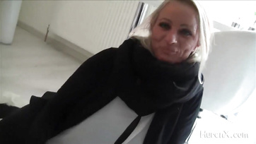 Invited the Boy over for Hard Fucking by Horny German Lady