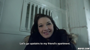 Pesti Girl Goes Upstairs for a Quick Fuck
