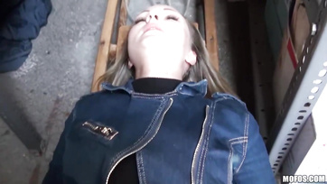 Hungarian Teen Babe Hunted, Fucked Hard by Big Cock Agent