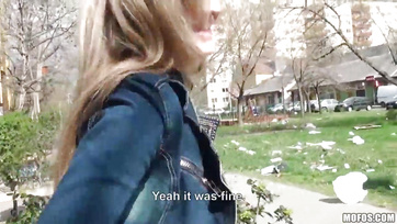 Hungarian Teen Babe Hunted, Fucked Hard by Big Cock Agent