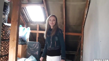 Hungarian Teen Babe Hunted, Fucked Hard by Big Cock Agent