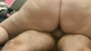 Riding Husband's Hung Cock with Her Big Booty