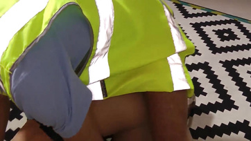 Thrilled Old Man Enjoyed the Small Cock of the Horny MILF in Stockings Without a Dick