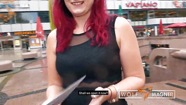 Sex Maniac Fritz Fruska Jumps on Guy's Cock at Date