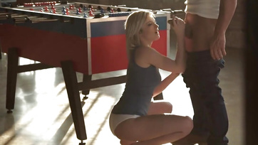 Budapest Babe Gets Thick Cock in Her Smooth Pussy