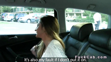 Busty Budapest Amateur Babe Sucks Sausage in Fake Taxi