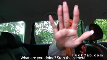 Busty Budapest Amateur Babe Sucks Sausage in Fake Taxi