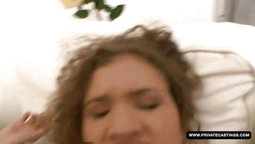 Shy Young Girl Roughly Fucked at Her First Casting