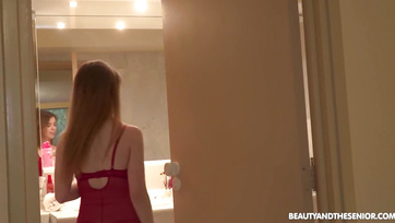 Grandpa's Lucky Day: Hooking Up with a Teen Nympho