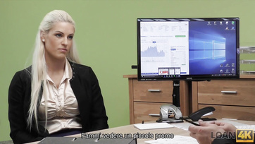 Blonde Beauty Plays Flute for Rent
