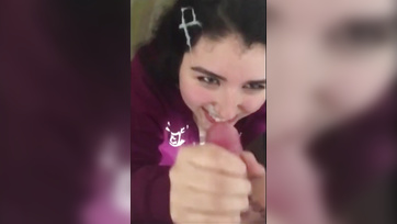 Teen cuties who love getting a massive facial - compilation