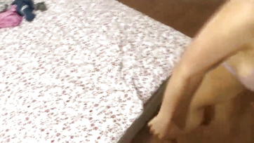 Stepdaughter Pays Stepdad with Her Sweet Pussy and Mouth