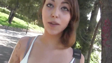 Latin Teen Girl Gets Fucked by Stranger's Cock and Her Tight Pussy Gets Pounded