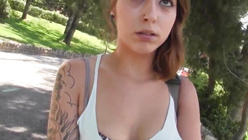 Latin Teen Girl Gets Fucked by Stranger's Cock and Her Tight Pussy Gets Pounded