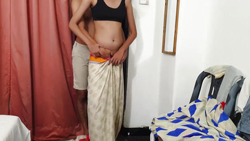 Amateur Indian Cutie Takes His Tool Standing Up