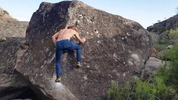 Rock Climbing Reveals Desire for Sexy Italian Babe