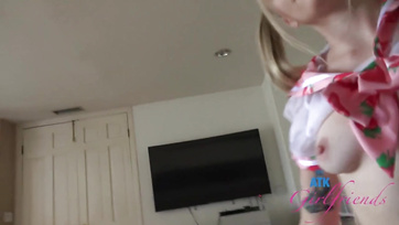 Sugar Daddy Can Slam Angelic Teen Slut's Pussy Anytime