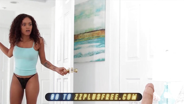 Beautiful Ebony Babe Caught Riding Ex's Hard Cock