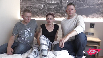 Wild Threesome with a Sex-Crazed Babe