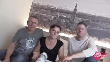 Wild Threesome with a Sex-Crazed Babe