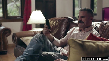 First He Fucked His Wife, Then Took His Sexy Stepdaughter for a Ride