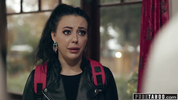 First He Fucked His Wife, Then Took His Sexy Stepdaughter for a Ride