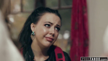 First He Fucked His Wife, Then Took His Sexy Stepdaughter for a Ride