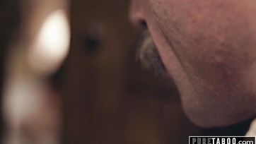 First He Fucked His Wife, Then Took His Sexy Stepdaughter for a Ride