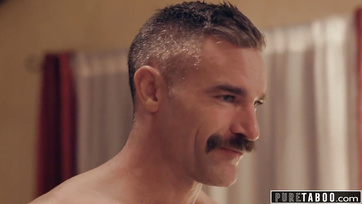 First He Fucked His Wife, Then Took His Sexy Stepdaughter for a Ride