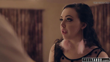 First He Fucked His Wife, Then Took His Sexy Stepdaughter for a Ride