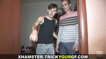 Perverted Guy Watches Bro Bang His Girl's Pussy