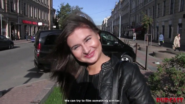Picked Up and Fucked Russian Cutie's Tight Pussy