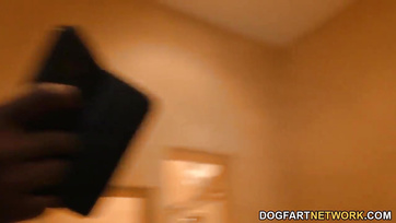 Guy Watches Wife Get Banged by Chocolate Studs