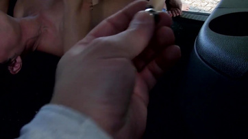 Hunted Berlin Babe Sucks and Gets Ass Fucked in the Van