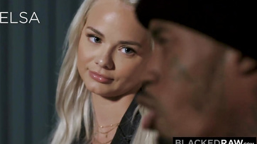 Blonde Babe Gangbanged by Hung Black Dudes