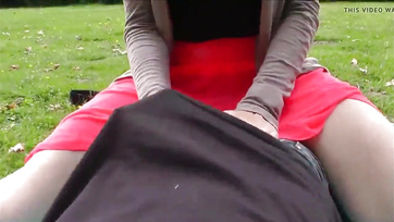 Banged and Filled Her Bare Pussy Outdoors