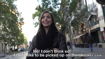 Hungarian Cutie Hunted in Public