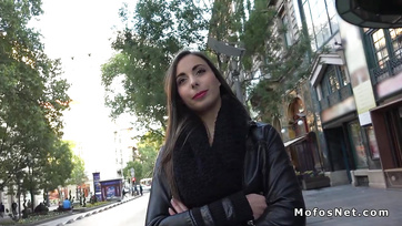 Hungarian Cutie Hunted in Public
