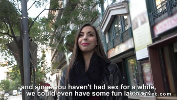 Hungarian Cutie Hunted in Public