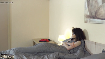 Old Grandpa Gets Lucky with a Cute Teen Babe