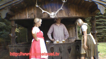 German Housewives Pull Aside for a Quick Blowjob Before Oktoberfest