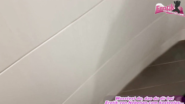 Curvy Teen Babe Climbs on Pal's Cock in the Bathroom