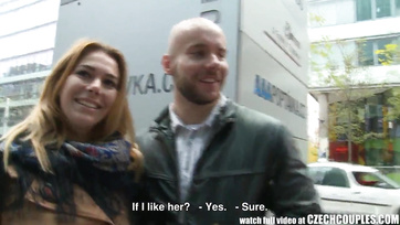 A Young Couple Takes on Public Swapping for a Little Whispers