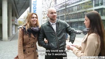 A Young Couple Takes on Public Swapping for a Little Whispers