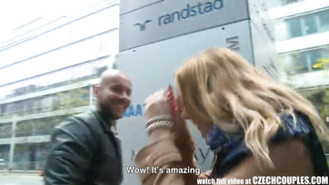 A Young Couple Takes on Public Swapping for a Little Whispers