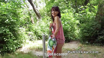 Budapest Babe Takes Deep Throat for Cash