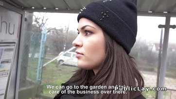 Coffee Shop Seduction: Budapest Babe Easily Convinced for a Fuck