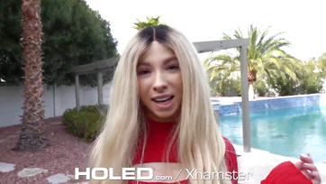 Blonde Cutie Takes Cock in Both Holes with Pleasure