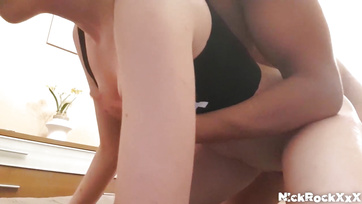 Four Hung Guys Bang One Sexy Wife Together